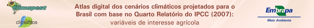 Atlas digital dos cenrios climticos projetados para o Brasil com base no Quarto Relatrio do IPCC (2007): variveis de interesse agrcola